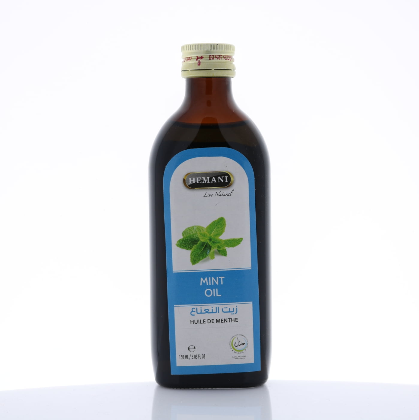 HEMANI Mint Oil 150mL (5 FL OZ) - 100% Edible Oil