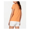 thumbnail image 2 of TOMMY HILFIGER Womens Orange Printed Short Sleeve Crew Neck T-Shirt XL, 2 of 2