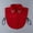 Red, variant on Helii Women Detachable False Collar V-Front Mock Neck Tie-Back Collar