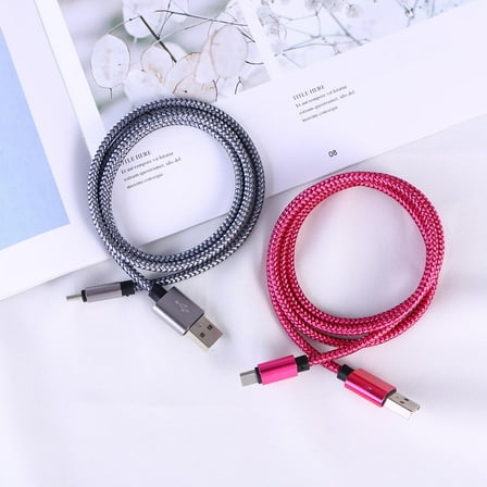 WRISTBIQUE 1Set Rosy 39.37X0.59X0.31In Charging And Syncing Cable For Multiple Devices