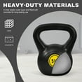 thumbnail image 5 of BalanceFrom Wide Grip Kettlebell Exercise Fitness Weight Set, 4-Pieces: 5lb, 10lb, 15lb and 20lb Kettlebells, 5 of 7