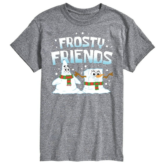 SpongeBob SquarePants - Frosty Friends Patrick and Spongebob - Men's Short Sleeve Graphic T-Shirt