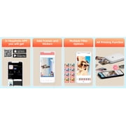 HPRT Pocket Photo Printer - Portable Mini Color Wireless Mobile Printer - Zink 2x3” Sticky-Back Photos - Bluetooth Compatible with iOS & Android Devices Printing Machine Sticker