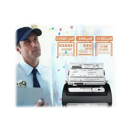Plustek - High Speed ​​Document Scanner with Automatic Document Feeder - Black