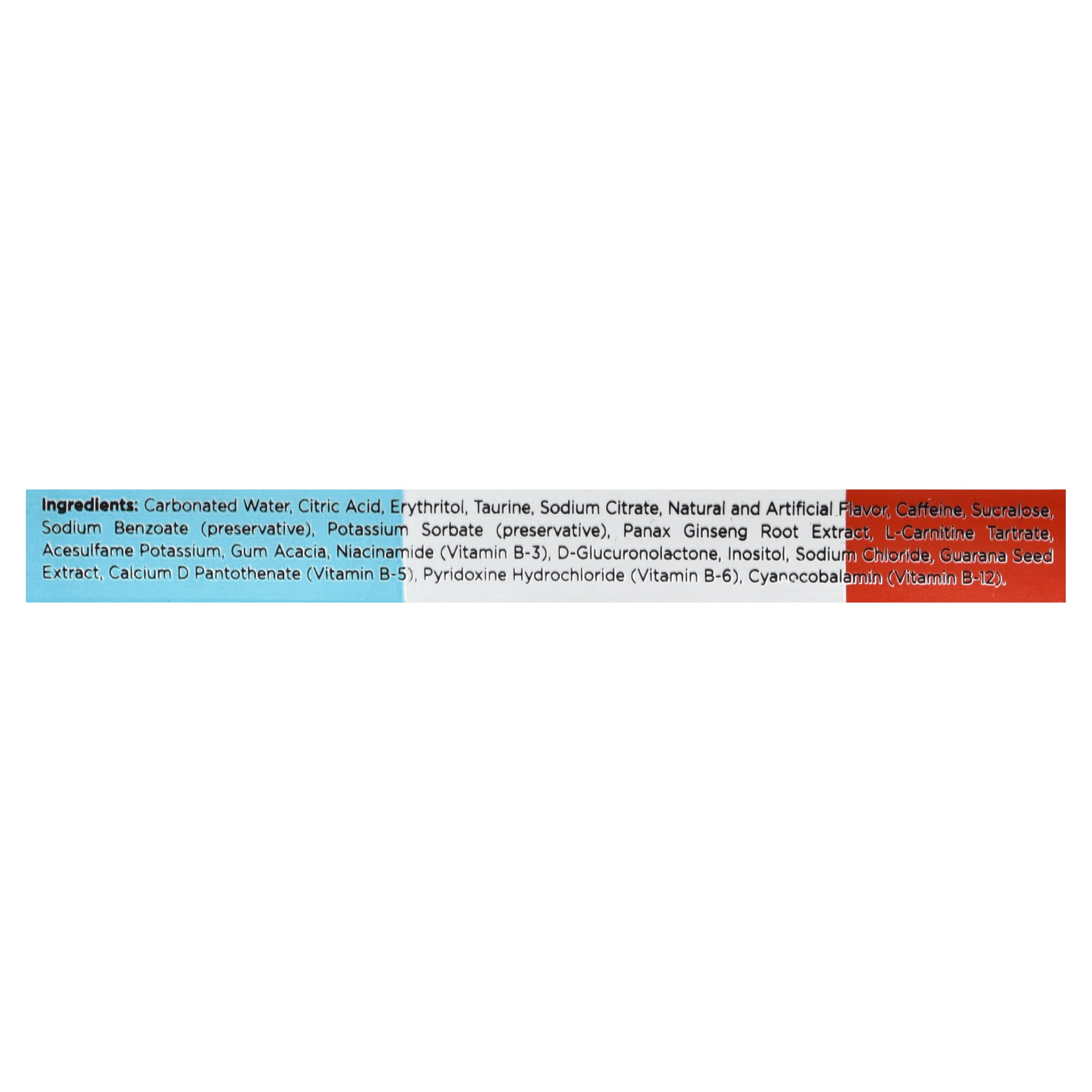 3D Energy Drink Liberty Pop 16 oz Cans (Pack of 12)