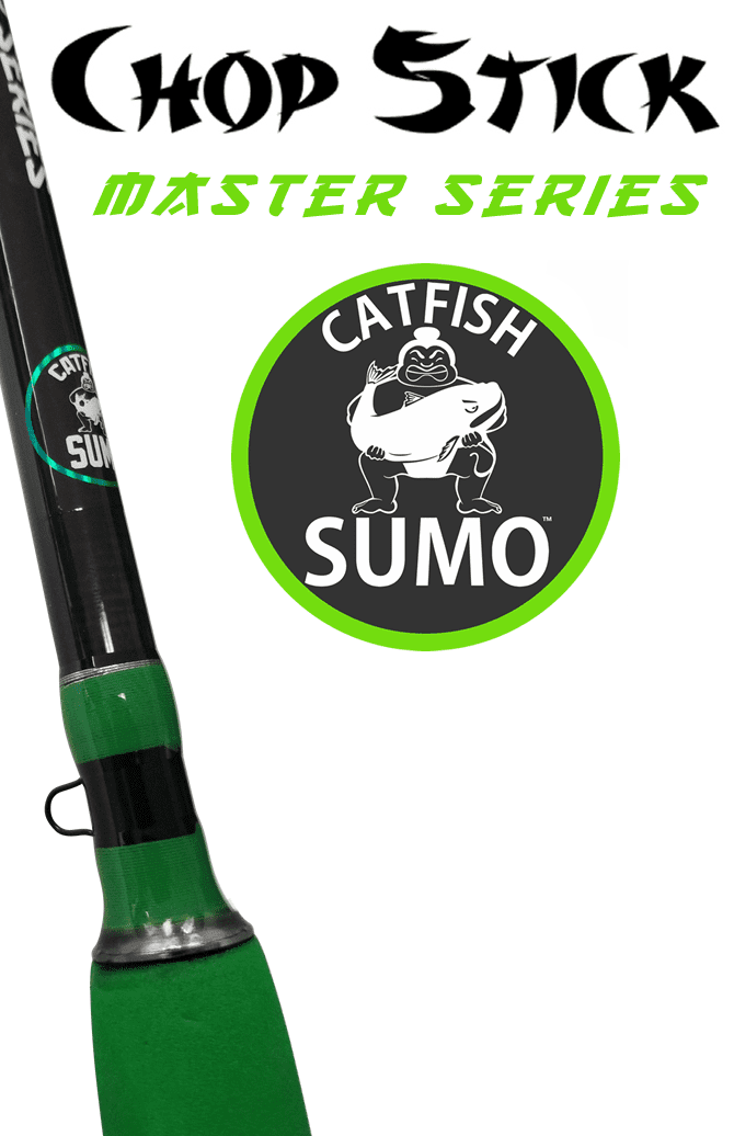 Chop Stick Master Series: 1 Piece Medium Heavy, 7' 6 Catfishing Rod by Catfish  Sumo 