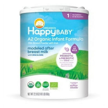 Happy Baby Organic Infant Formula Powder A2 - 22.9 fl oz