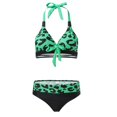 thumbnail image 5 of ibiyuan Plus Size Summer Outfits 2 Piece Tankini with Pockets 2026 Tummy Control Bathing Suit Swimwear Floral Dress 2 Piece Swimsuit for Women,Green, 5 of 5