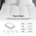 thumbnail image 2 of Supreme 4 Inch Mattress Topper Plush Queen Size Luxury Comfort Machine Washable, 2 of 5