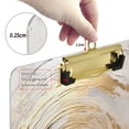 thumbnail image 4 of Circle Marble Acrylic Clipboards 12 x 9 Inch A4 Size with Low Profile Clip Hanging Clipboard for Classroom School Office, 4 of 8