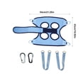 thumbnail image 3 of Pet Sling Hammock for Cats Dogs Breathable Restraint Bag Hanging Helper for Washing Nail Trimming Anti Scratch Pet Care Support, AKLJWH, 3 of 5