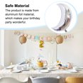 thumbnail image 4 of Bewildely 2 piezas decoraciones de fiesta Material de papel de aluminio decorativo suministros para el hogar arreglo de ambiente globo elástico Type3 NO3, 4 of 6