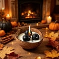 thumbnail image 5 of SLYNSHome Halloween Aromatherapy Candle, Coconut Shell Wax Scented Candle With Ghost Spider Pumpkin Figurines, Creative Gift For Holiday Home Decor Display,Black, 5 of 6