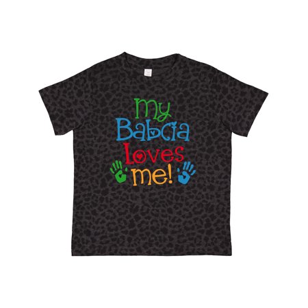 

Inktastic My Babcia Loves Me Gift Toddler Boy or Toddler Girl T-Shirt