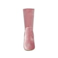 thumbnail image 2 of Unique Bargains Bottes Mi-Mollet Pliables à Talons Blocs à Bout Rond pour Femmes Rose (Taille 9), 2 of 8