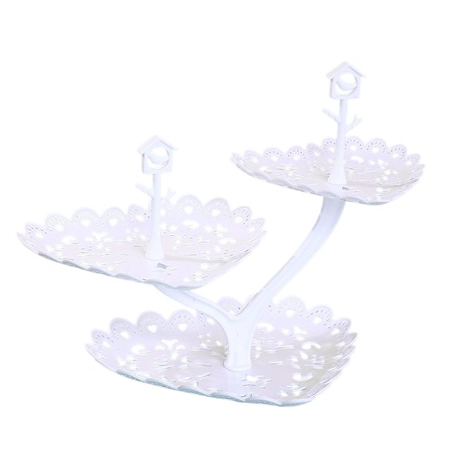 AYktou Home Organizers and Storage Fruit Plates Living Room Coffee Table Household Transparent Candy Dessert Rack Party Wedding Front Desktop Placed Snack Dessert Tray Tiers Dessert Stand