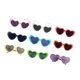 thumbnail image 1 of 9 Pares de Gafas de Sol de Plástico con Montura de Corazón para 18 '' My Life Dolls Clothing Accs Baoblaze Gafas de sol de muñeca, 1 of 8