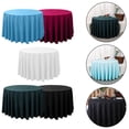thumbnail image 3 of LinenTablecloth Round Polyester Tablecloth 5 Colors. Wedding Party Event, 3 of 7