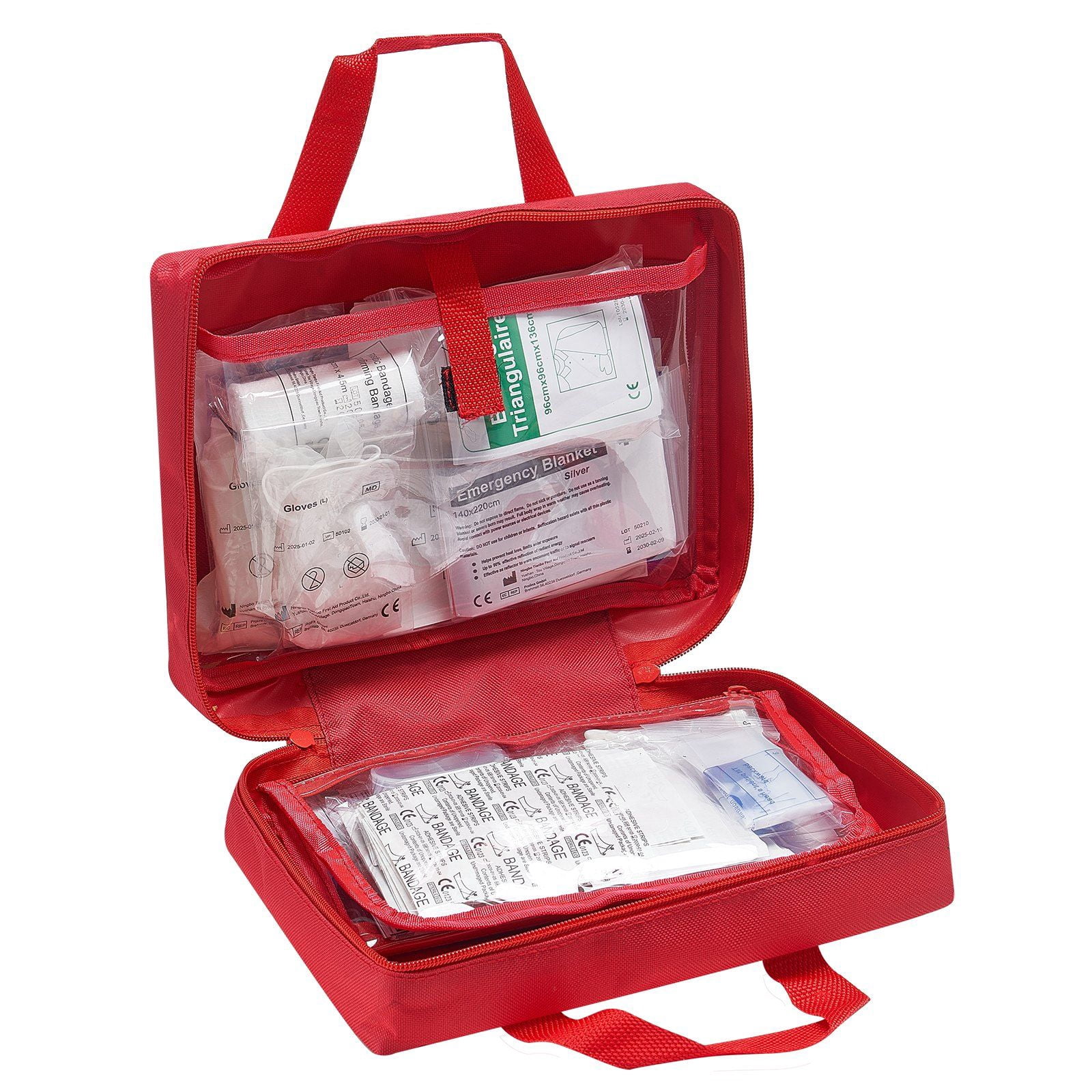 First Aid Kit 420 Pieces Large Survival Bag Emergency Medical Supplies Home Car