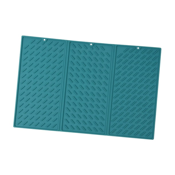 Tapete de drenaje mayimx antideslizante de silicona 61,2 cm x 40 cm verde