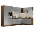 thumbnail image 1 of Cocina Integral Completa Modular Madesa Lux 546cm MG 05, 1 of 5