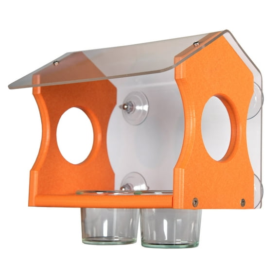 JCS Wildlife Recycled Poly Lumber Oriole Window Jelly Feeder Diner