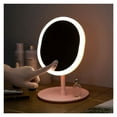 thumbnail image 4 of Miroir de Maquillage à DEL avec Rangement, Miroir pour le Visage à DEL, Gradateur Tactile Réglable, Miroir de Coiffeuse USB à DEL pour Table et Bureau, Miroir Cosmétique, Utilisation Grand, 4 of 7