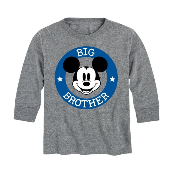 Disney Jr. Mickey & Friends - Mickey Big Brother - Youth Long Sleeve Graphic T-Shirt