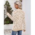 thumbnail image 3 of Zeagoo Women's Fall Sweater Casual Long Sleeve Lightweight Ribbed Knit Pullover Sweaters Dressy Casual Tops, 3 of 6