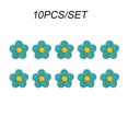 thumbnail image 4 of Bearachild 10 Uds. Parche de flores para planchar, parches bordados con patrón para reparación de vaqueros autoadhesivos duraderos para bricolaje Tela de costura y artesanía Verde Bearachild HA061188-01B, 4 of 6