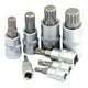 thumbnail image 1 of de puntas de destornillador de trinquete de dado de material acero 45# de 8 piezas, ~ , adaptador de accionamiento de 1/4 '' 3/8 '' 1/2 "cabeza CUTICAT toma de bits, 1 of 8
