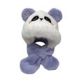 thumbnail image 3 of Conjunto de gorro y bufanda para niños Fernando gris morado, 3 of 8