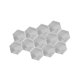 thumbnail image 2 of Gwong Decoración hogareña 12pcs acrílico 3D espejo hexágono pegatinas de pared extraíbles DIY decalan la decoración del hogar Gwong 101337, 2 of 7