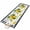 Multicolor, variant on Yellow Lemon 2'x6' Runner Rugs for Hallway Kitchen Bedside Non Slip Washable, Summer Botanical Black White Checkered Entryway Rug Runners with Rubber Backing, Long Carpet Runner for Laundry Room