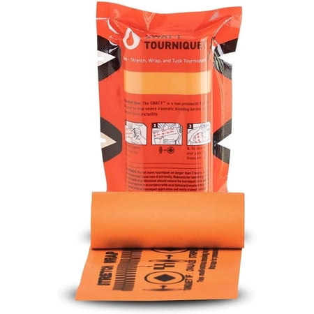 SWAT-T Touriquet Orange, Emergency First Aid Equipment for Massive Hemorrhage Control Made in the USA