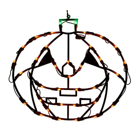 Orange  Green 18" LED Pumpkin