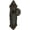 Bronze, variant on Grandeur 814389 Grande Victorian Solid Brass Rose Privacy Door Knob Set - Nickel