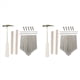 thumbnail image 1 of 2X 17 Teclas Kalimba DIY Kit Thum Piano Piezas de Repuesto con Llaves Puente Tuning Hammer Kit Kalimba Accesorios, 1 of 5