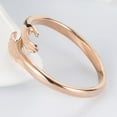 thumbnail image 3 of Stainless Steel Hand Style Hug Embrace Statement Promise Anniversary Ring, 3 of 6