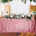 thumbnail image 3 of GFDYREE Sequin Tablecloth, Rectangular, 60"x102", Fuchsia Pink, 3 of 7