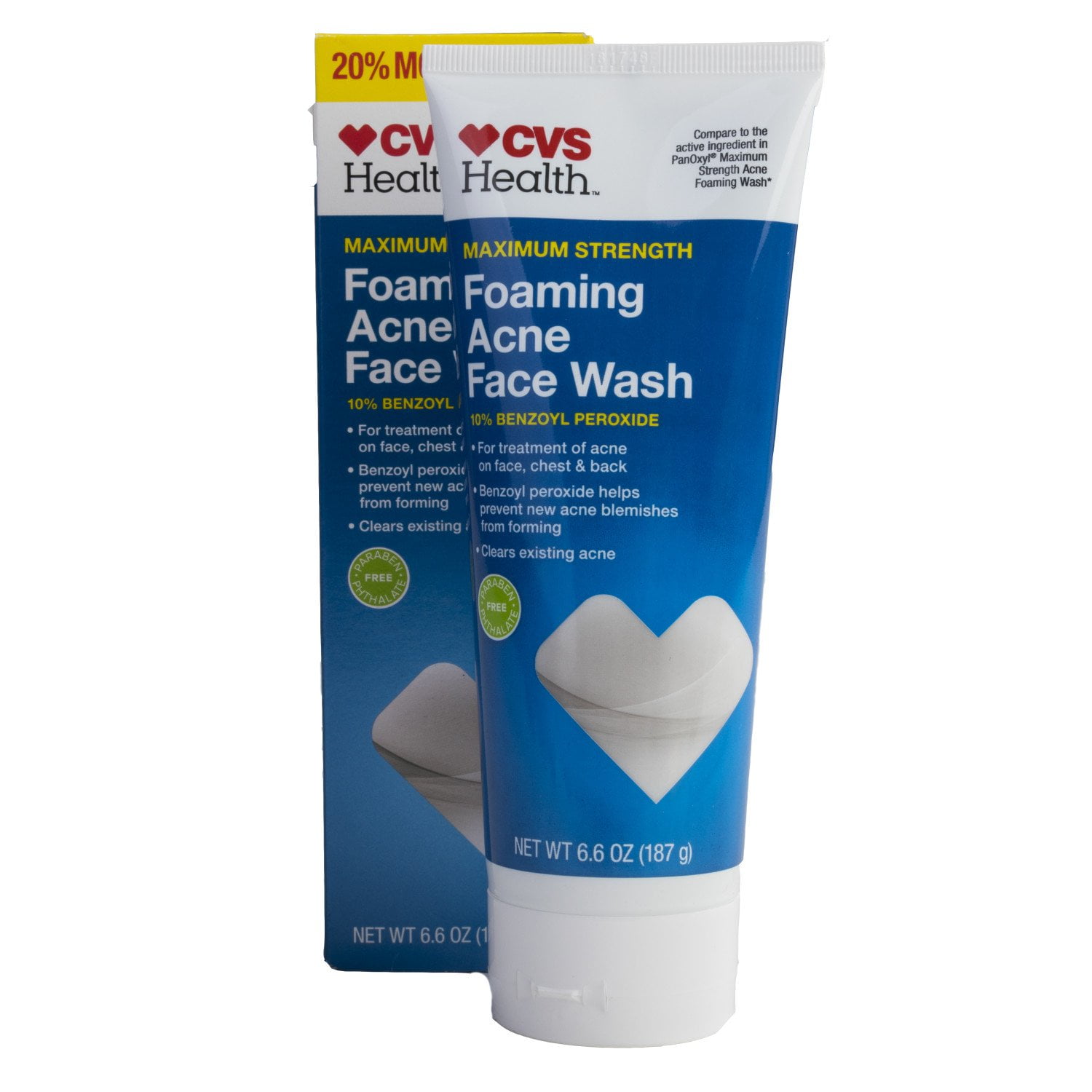 Cvs Maximum Strength Foaming Acne Face Wash 6 6 Oz Tube 10