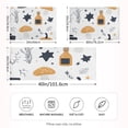 thumbnail image 2 of Yayeee Pillowcase Standard Size Set of 2 Satin Wrinkle Resistant Pillow Case, White Halloween Pattern, 2 of 7