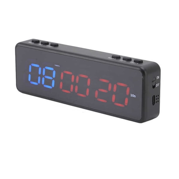 Portable Gym Timer Multifunction USB Charging LED Interval Timer Display Interval Timer For Home Gym