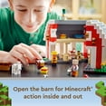 LEGO Minecraft The Red Barn 21187 Building Toy Set for Kids, Girls, and ...