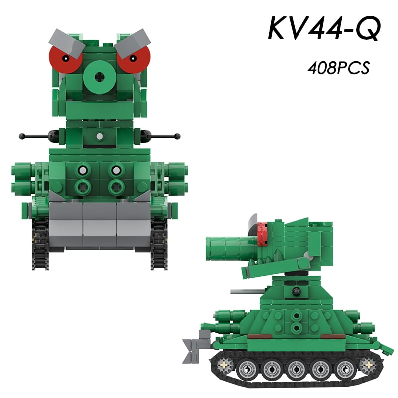 Compatible creative building blocks MOC restore World of Tanks KV