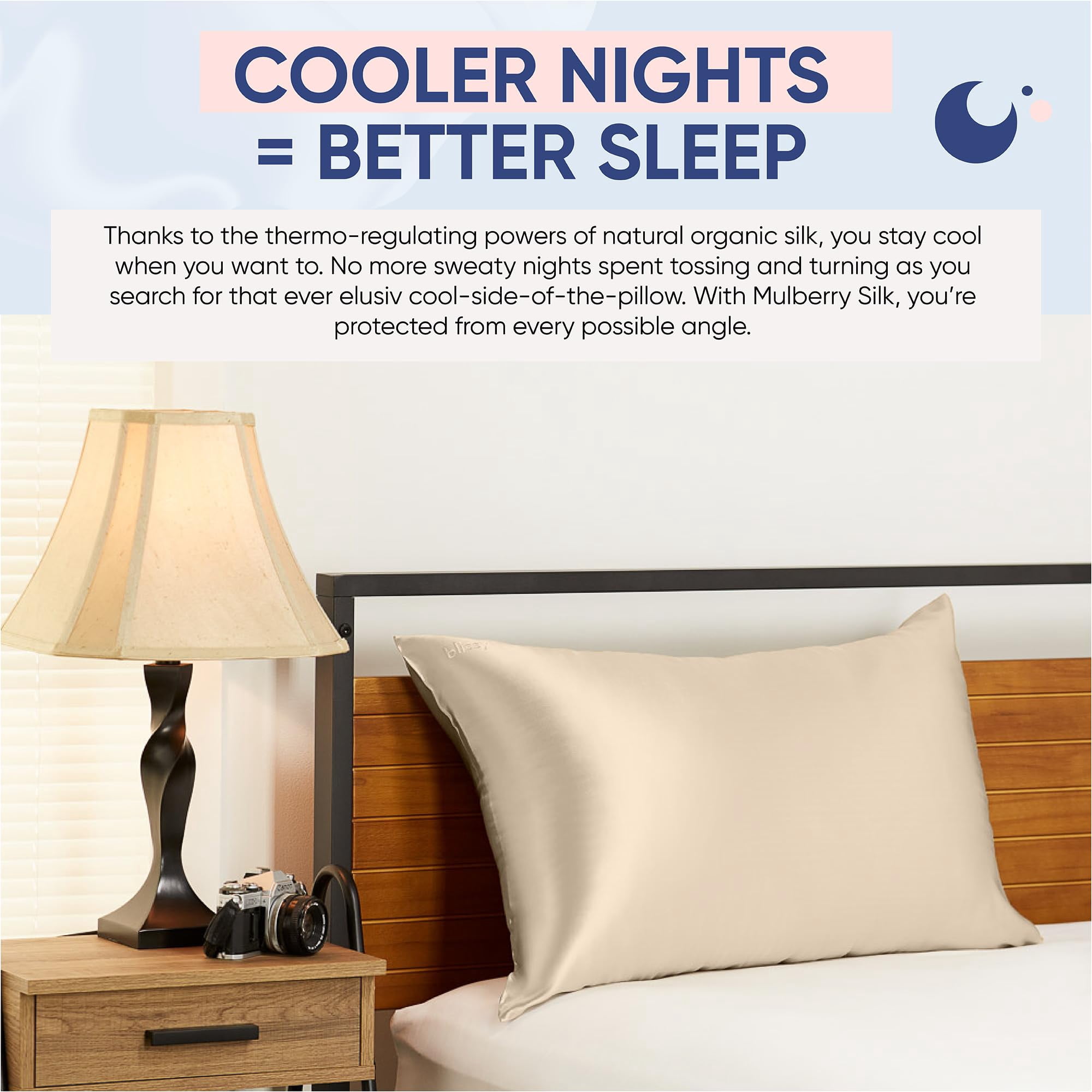 Blissy Silk Pillowcase - King