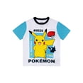 thumbnail image 2 of Pokemon Boys 2-Piece Short Sleeve Top and Pant Pajama Set, Sizes 4-12, 2 of 3
