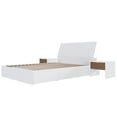 thumbnail image 1 of Nexera Ensemble de Chambre à Coucher Réversible 4 Pcs avec Rangement, Blanc, Grand Lit, 1 of 8