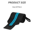 thumbnail image 2 of Weightlifting Wrist Wraps Wrist Support with Heavy Duty Thumb Loop - Wrap for Powerlifting, 2 of 5