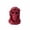 D002- Red, variant on Creepy Halloween Decorations, Deep Red Hooded Skull Scented Candle, 3X2.5 Inch Detailed Skull Candle, Spooky Horror Decor Halloween Candle, Solid Candle Wax Construction Ideal for